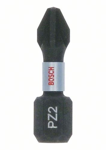 BOSCH Bitsatz Impact PZ2 25 mm, 25 Stück, Tic Tac 2607002804