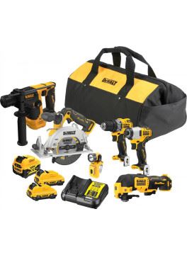 DeWALT Combo-Set – 6-teiliges Rabatt-Set 12V 1x5,0Ah + 2x 2,0Ah DCK611P1D2