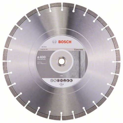 BOSCH Diamanttrennscheibe Best for Concrete 450x25,40x3,6x12mm 2608602660