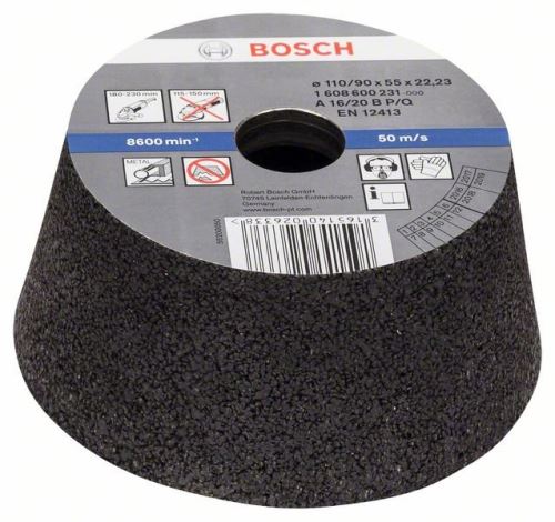 BOSCH Mahltopf, konisch - Metall/Gusseisen 90 mm, 110 mm, 55 mm, 16 1608600231