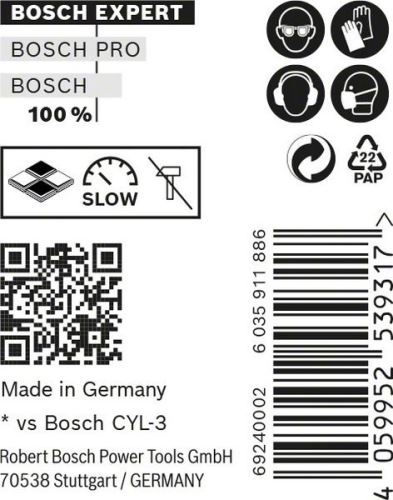 BOSCH EXPERT CYL-9 MultiConstruction 5x50, 10 Stück 2608900638