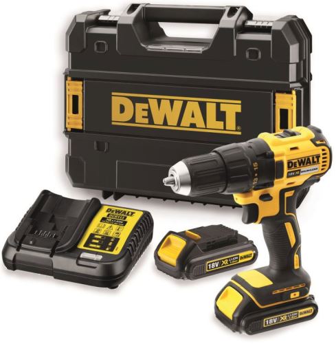 DEWALT Akku-Bohrschrauber 18 V, 2x Li-Ion Akku 1,5 Ah DCD777S2T