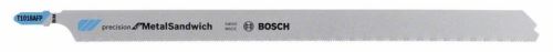 BOSCH Sägeblatt für oszillierende Sägen T 1018 AFP Precision für Metall-Sandwich (3 Stück) 2608636793