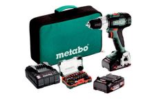 METABO Akku-18V-Schlagbohrschrauber SB 18 L (Koffer, 2x 2 Ah Akkus, Bit-Set) 614053900