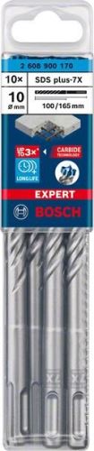 BOSCH EXPERT Bohrer SDS plus-7X, 10x100x165 10 Stück 2608900170