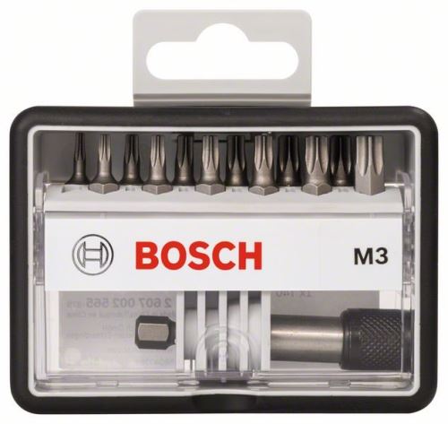 BOSCH Schraubendreher-Bit-Satz M3 (Torx) RL extra hart 2607002565