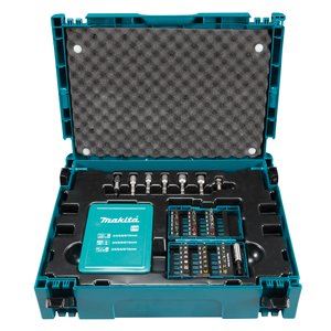 MAKITA Bit- und Bohrer-Set 62-teilig, Makpac B-53908