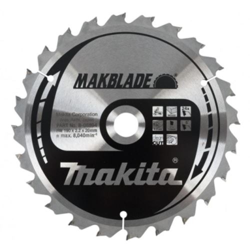 MAKITA Holzsägeblatt MAKBLADEplus 216x2,4x30 mm 24 Zähne B-08610