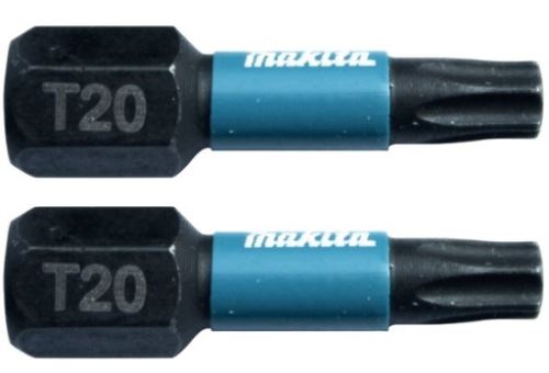 MAKITA Torsionsbit 1/4" IMPACT BLACK T20, 25 mm 2 Stück B-63672