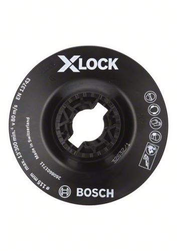 BOSCH X-LOCK Trägerplatte, fein 115 mm, 13.300 U/min 2608601711