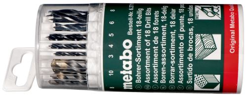 METABO Bohrer-Set Stein, Holz, Metall (18-teilig) 627190000