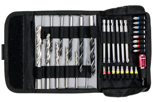 METABO Rolltasche mit Bits und Bohrern (35 Stück) 626725000