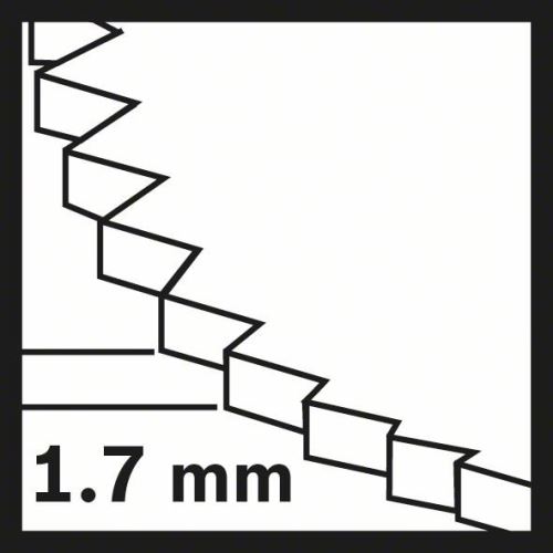 BOSCH BIM-Segmentsägeblatt ACZ 100 BB Holz und Metall 100 mm 2608661633