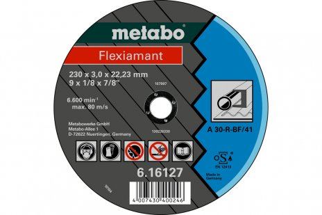 METABO Schleifscheibe Flexiamant 100x2,5x16,0 Stahl, TF 41 - 616742000 616742000