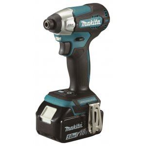 MAKITA Akku-Schlagschrauber 1/4" Li-Ion LXT 18V/5,0Ah, Makpac DTD157RTJ