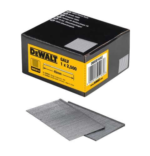 DeWALT Hammernägel 1,5 x 45 mm (2500 Stück) DNBSB1645Z