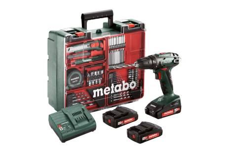 METABO BS 18 SET Akku-Bohrschrauber, mobile Werkstatt 602207940