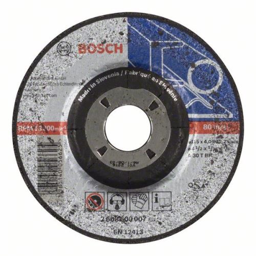 BOSCH Profilierte Schruppscheibe Expert for Metal A 30 T BF, 115 mm, 6,0 mm 2608600218