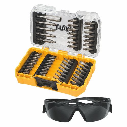 DeWALT Bit-Set (47-teilig) und Arbeitsbrille DT70703