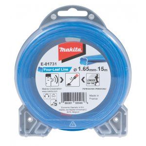 MAKITA Schnur Nylon 1,65 mm, blau, 15 m, speziell für Akkumaschinen E-01731