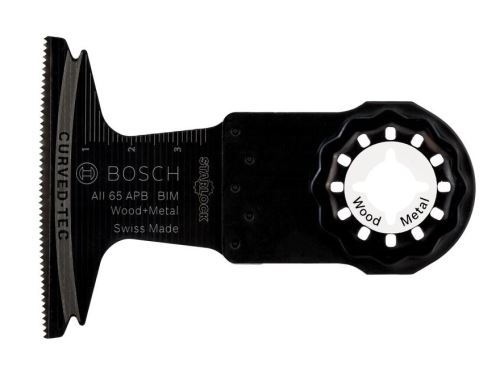 BOSCH BIM Tauchsägeblatt Starlock AII 65 APB Holz und Metall, 65x40mm 2609256985