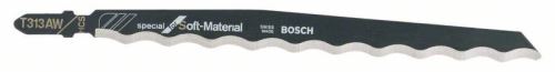 BOSCH Sägeblatt für Säbelsäge T 313 AW Spezial für weiches Material (3 Stück) 2608635187