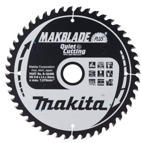MAKITA Sägeblatt Holz MAKBLADEplus 216x2,4x30mm 48 Zähne B-32465