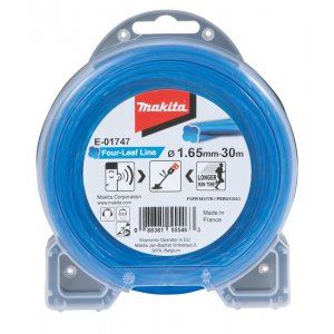 MAKITA Schnur Nylon 1,65 mm, blau, 30 m, speziell für Akkumaschinen E-01747