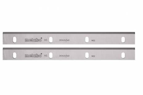 METABO Hobelmesser aus Schnellarbeitsstahl HSS 260 mm ADH 1626 (2 Stück) 630545000