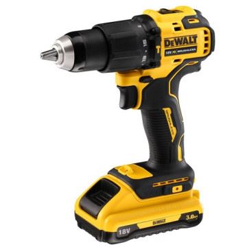 DeWALT Kompakter Akku-Bohrschrauber 18V XR (2 x 3 Ah) DCD709L2T