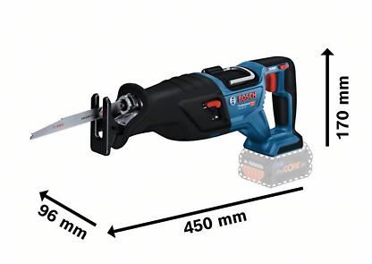 BOSCH Akku-Kettensäge GSA 185-LI (solo, Karton) 06016C0020