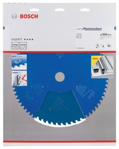 BOSCH Kreissägeblatt Expert für Edelstahl 305 x 25,4 x 2,5 x 60 2608644285