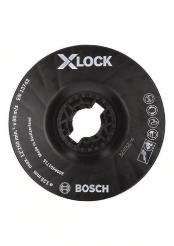 BOSCH X-LOCK Trägerplatte, mittel 125 mm, 12.500 U/min 2608601715