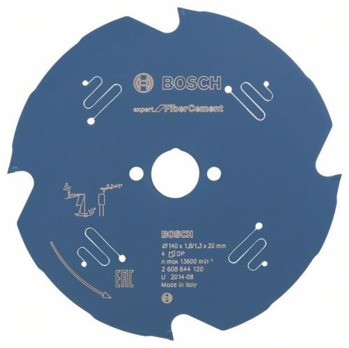 BOSCH Sägeblatt Expert für Faserzement 140 x 20 x 1,8 mm, 4 2608644120