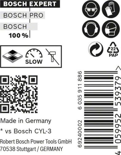 BOSCH EXPERT CYL-9 MultiConstruction 10x80 8 Stück 2608900644