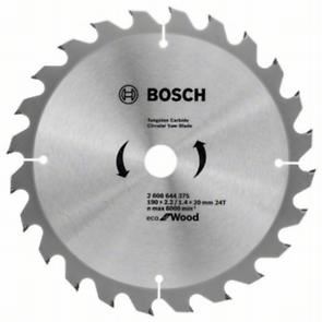 BOSCH Sägeblatt Eco für Holz 190x2,2/1,4x20 24Z 2608644375