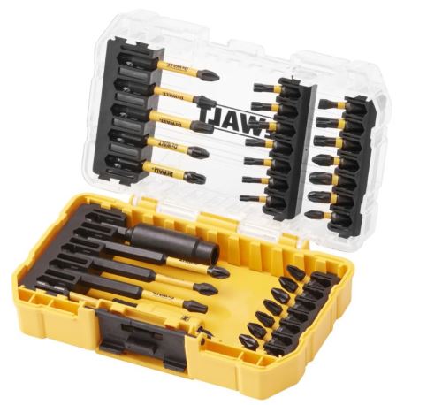 DeWALT FLEXTORQ Bit-Set mit Magnethalter (32 Stück) DT70743T