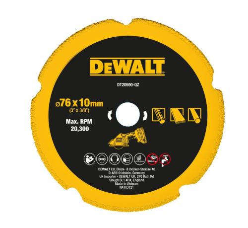 DeWALT Diamond Multimaterialscheibe, 75 mm DT20590