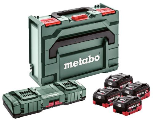 METABO Basisset (Ladegerät + Akkus) 18V / 4 x LiHD 5,5 Ah + ASC 145 DUO + Koffer 685180000
