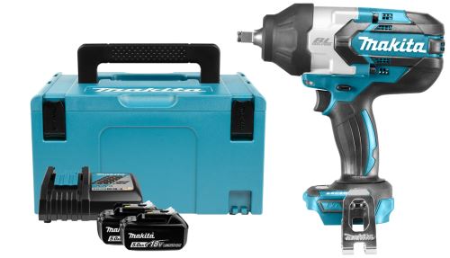 Makita Akku-Schlagschrauber 1/2" Li-Ion LXT 18V/5,0Ah DTW1002RTJ