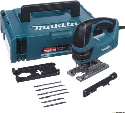 MAKITA Säbelsäge mit Regulierung, Vorschwenkung und Licht, 720 W, Makpac 4350FCTJ