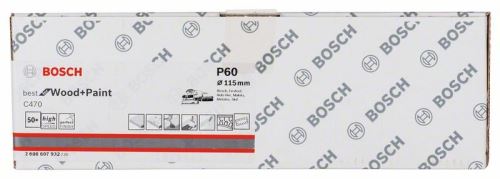 BOSCH Schleifpapier C470 (50 Stück) 115 x 230 mm, 60 2608607932