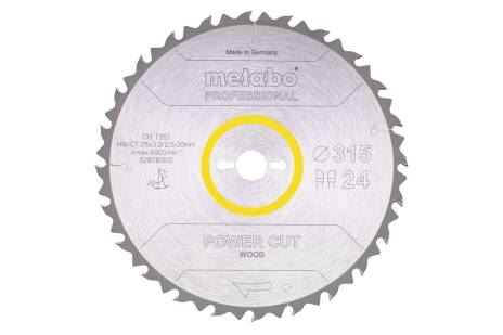 METABO Sägeblatt „Power Cut Holz – Profi“, 235 x 30 mm, 24 Zähne, WZ 20° 628493000