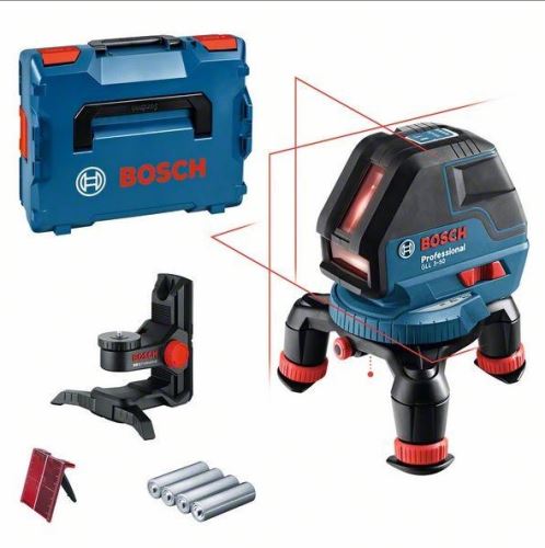 Bosch Kreuzlaser + Universalhalter (neu) + L-Boxx 136 BOSCH GLL 3-50 Pro. + BM 1