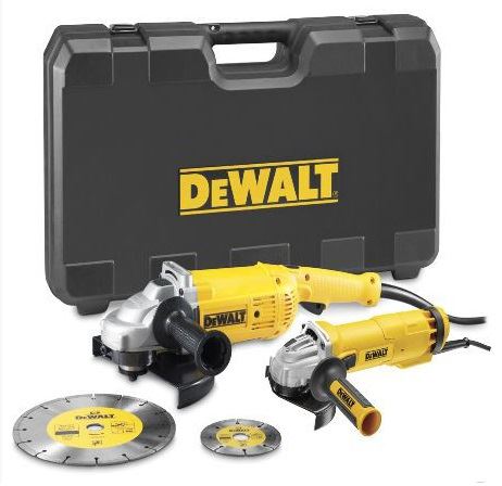 DEWALT Winkelschleifer-Set 230 + 125 mm DWE492SDT