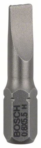 BOSCH Schraubendreher-Bit extra hart Extra-Hart S 0,8x5,5, 25 mm (3 Stück) 2607001461