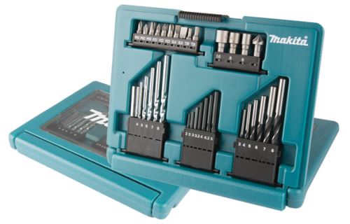 MAKITA Bit- und Bohrer-Set 33-teilig im Kunststoffkoffer B-49389