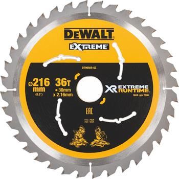 DeWALT Sägeblatt (ideal für FLEXVOLT Sägen) 216 x 30 mm, 36 Zähne DT99569