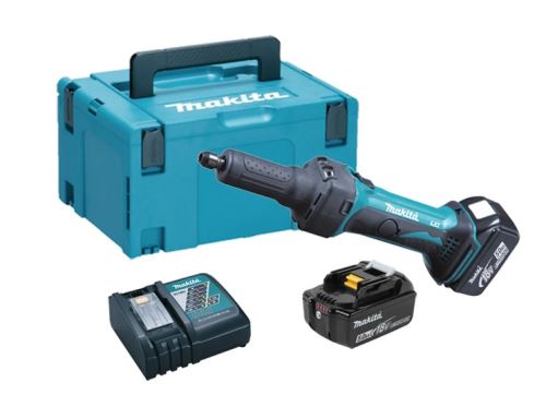 Makita Aku Direktschleifer Li-ion LXT 18V/5,0Ah, Makpac DGD800RTJ