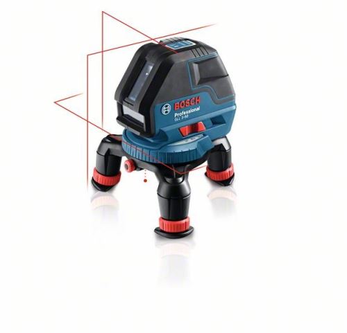 BOSCH Kreuzlaser + Universalhalter (neu) + Empfänger + L-Boxx 136 BOSCH GLL 3-50 + BM 1 + LR 2 + L-Boxx 136